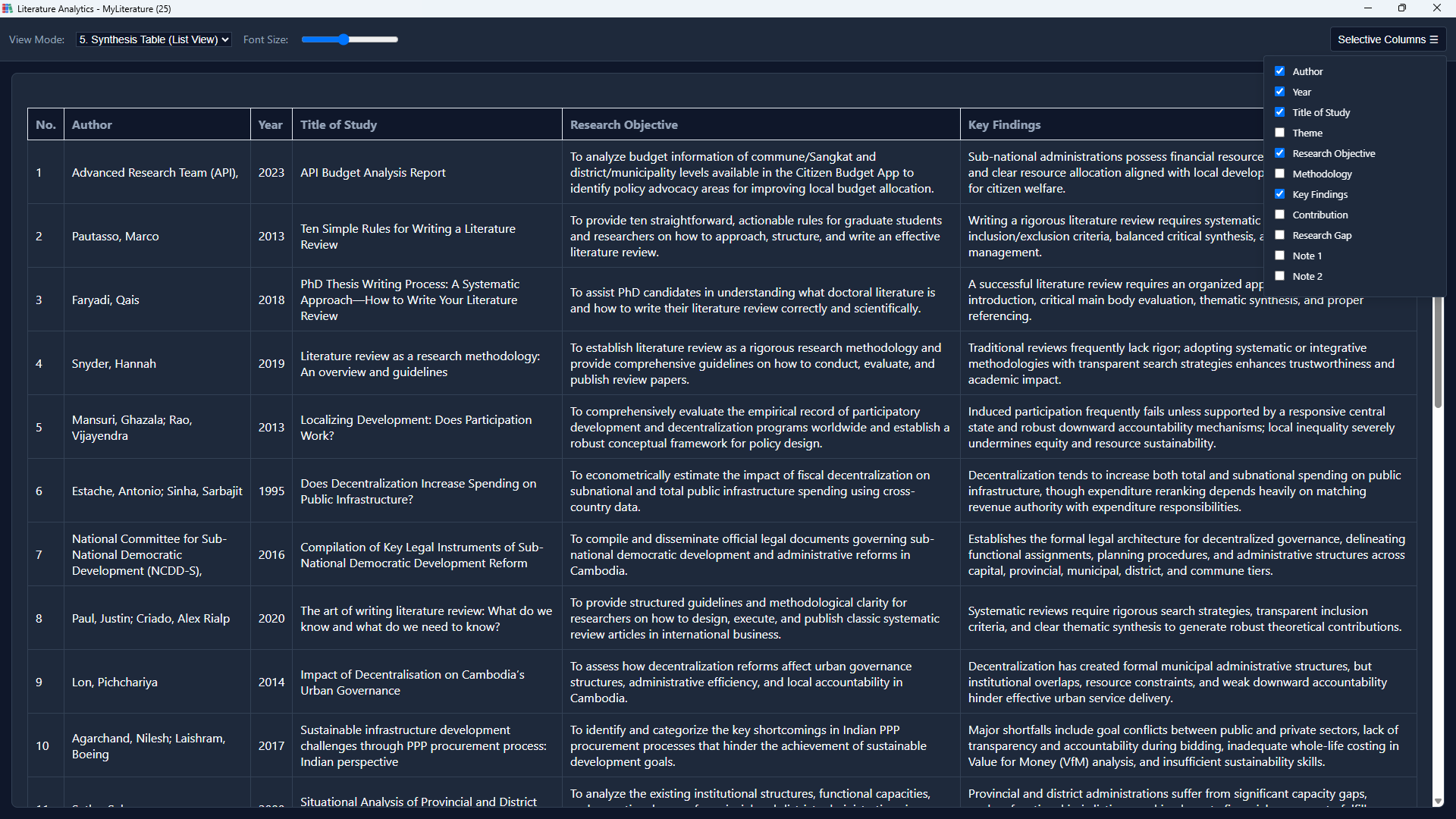 Internal Browser Dark Theme